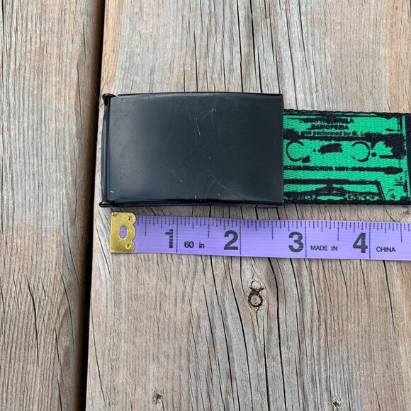 Retro Colourful Cassette Tape BD Buckle Down Unisex Adjustable Ratchet Belt - Picture 10 of 12